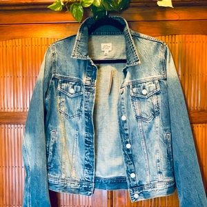 J. Crew Classic Denim Jacket in Brilliant Day Wash